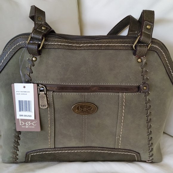 b.o.c. Handbags - BOC Born Concept Oakley Shoulder Tote Bag - Olive Green